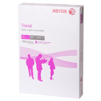 Hartie copiator Xerox Transit, A4, 80g/mp, 500 coli/top Hartie copiator Xerox Transit, A4, 80g/mp, 500 coli/top