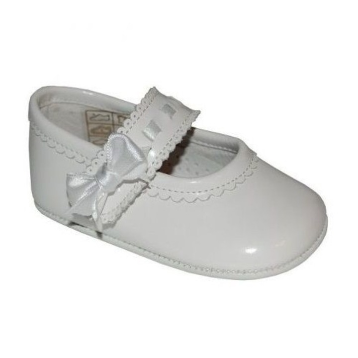 Pantofi bebe A1205 BLANCO CHAROL, Panyno, Alb, 17