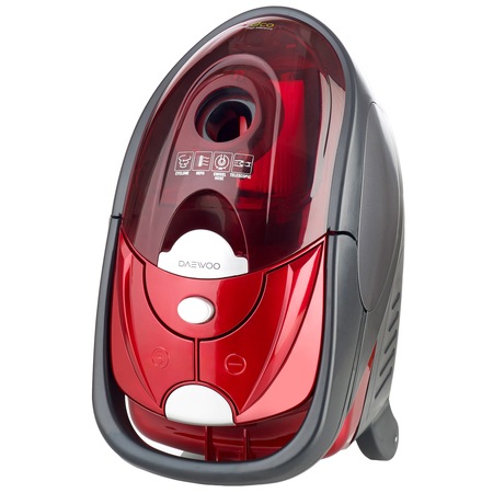 Aspirator fara sac Daewoo RCC-220 R ECO, 1200 W, 1.5 l, Tub telescopic, Filtru HEPA, Rosu