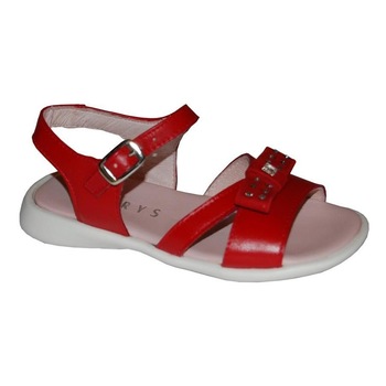 Sandale 6029 din piele, Clarys, Rosu Sandale 6029 din piele, Clarys, Rosu