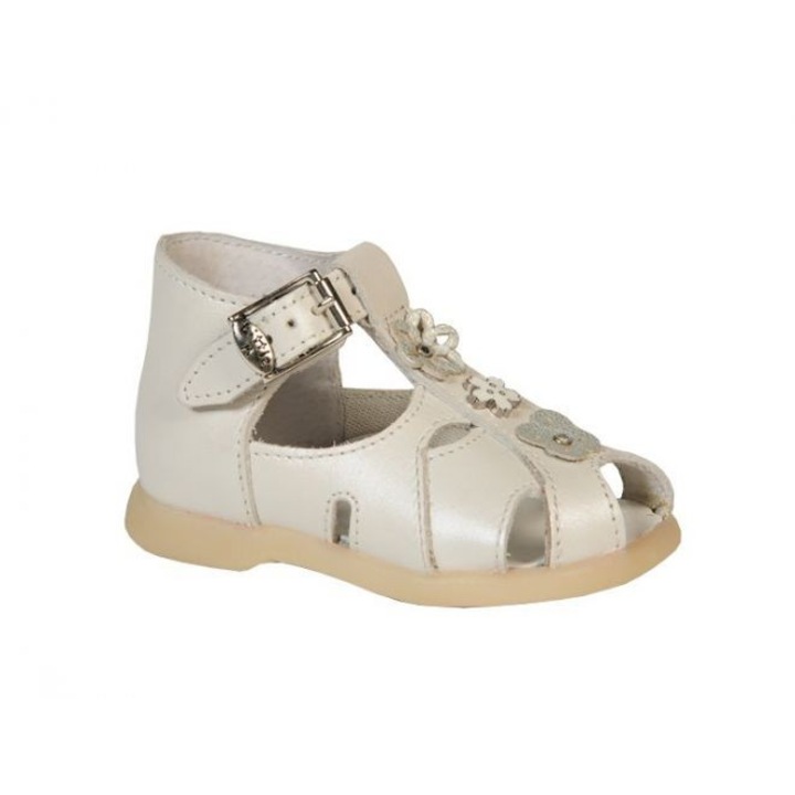 Sandale JASMINE PERLADO BLANC, Little Mary, Alb, 22