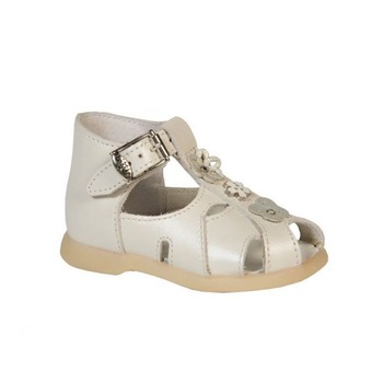 Sandale JASMINE PERLADO BLANC, Little Mary, Alb Sandale JASMINE PERLADO BLANC, Little Mary, Alb