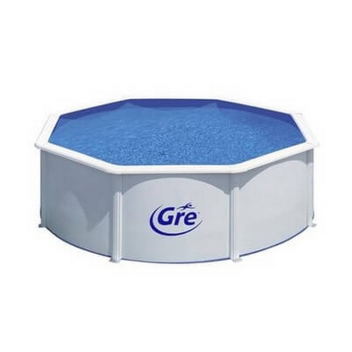 GRE WHITE 4,60 x 1,20 m családi merevfalú medence