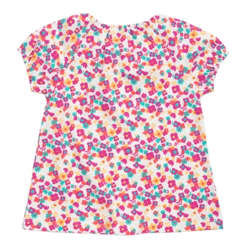 Top cu model floral bumbac organic, Multicolor, 110 CM Top cu model floral bumbac organic, Multicolor, 110 CM