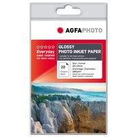 Hartie foto lucioasa AGFA PHOTO format 10x15 (4R), grosime 180g/m2, pachet de 20 coli