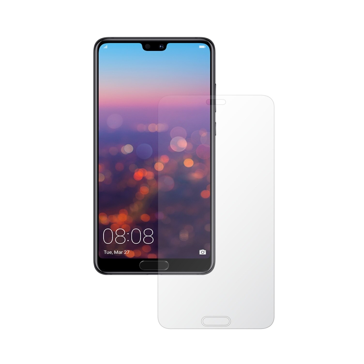 Folie Protectie Ecran, Acoperire Totala, Adeziva si Foarte Flexibila, Invisible Skinz Ultra-Clear AutoRegeneranta pentru Huawei P20