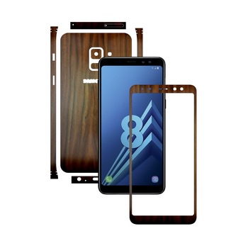 Folie de protectie Carbon Skinz, Husa de tip Skin Adeziv pentru Carcasa, Lemn Nuc Inchis dedicata Samsung Galaxy A8 (2018) Folie de protectie Carbon Skinz, Husa de tip Skin Adeziv pentru Carcasa, Lemn Nuc Inchis dedicata Samsung Galaxy A8 (2018)