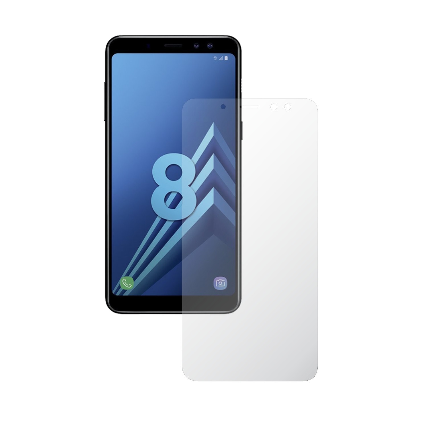 Folie Protectie Ecran, Acoperire Totala, Adeziva si Foarte Flexibila, Invisible Skinz Ultra-Clear AutoRegeneranta pentru Samsung Galaxy A8 (2018)