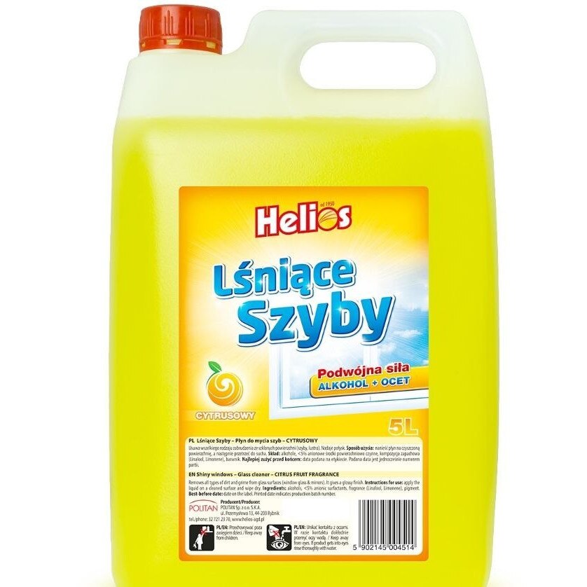 Solutie pentru curatat geamuri Gosia, Citrice, 5 litri