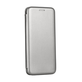 Husa Huawei Y6P Flip Case Elegance Silver Husa Huawei Y6P Flip Case Elegance Silver