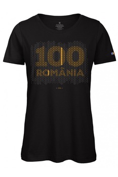 Tricou 100 Romania - dama Tricou 100 Romania - dama