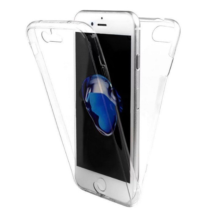 Husa 360 Grade Silicon Iphone 7 Plus/Iphone 8 Plus,Transparenta