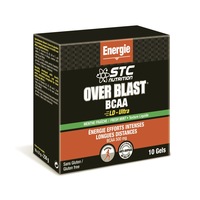 Gel energizant efort de lunga durata Over Blast BCAA LD Ultra, STC Nutrition, cutie 10 buc x 25g