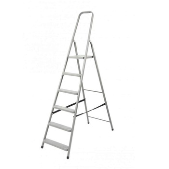 Scara aluminiu pliabila, 6 trepte, platforma, 125kg, Strend Pro D6 Scara aluminiu pliabila, 6 trepte, platforma, 125kg, Strend Pro D6