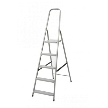 Scara aluminiu pliabila, 5 trepte, platforma, 125kg, Strend Pro D5 Scara aluminiu pliabila, 5 trepte, platforma, 125kg, Strend Pro D5