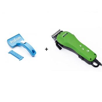 Aparat de tuns animale Zoofari DC38, 4 capete, putere 10 W + Perie de pieptanat Pet Zoom Aparat de tuns animale Zoofari DC38, 4 capete, putere 10 W + Perie de pieptanat Pet Zoom