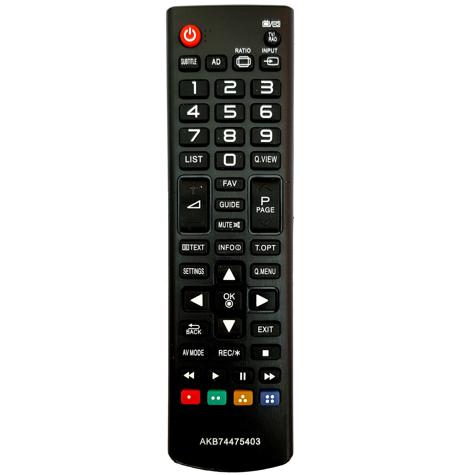 Telecomanda pentru LCD/LED LG AKB74475403, neagra cu functiile telecomenzii originale