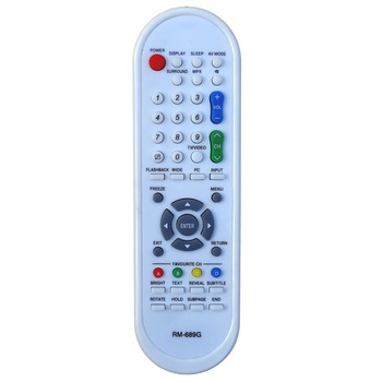 Telecomanda pentru LCD/LED Sharp RM-689G, alba cu functiile telecomenzii originale Telecomanda pentru LCD/LED Sharp RM-689G, alba cu functiile telecomenzii originale