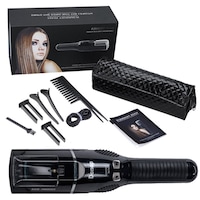 Aparat Profesional de tuns varfurile despicate , Negru + Husa accesorii cadou