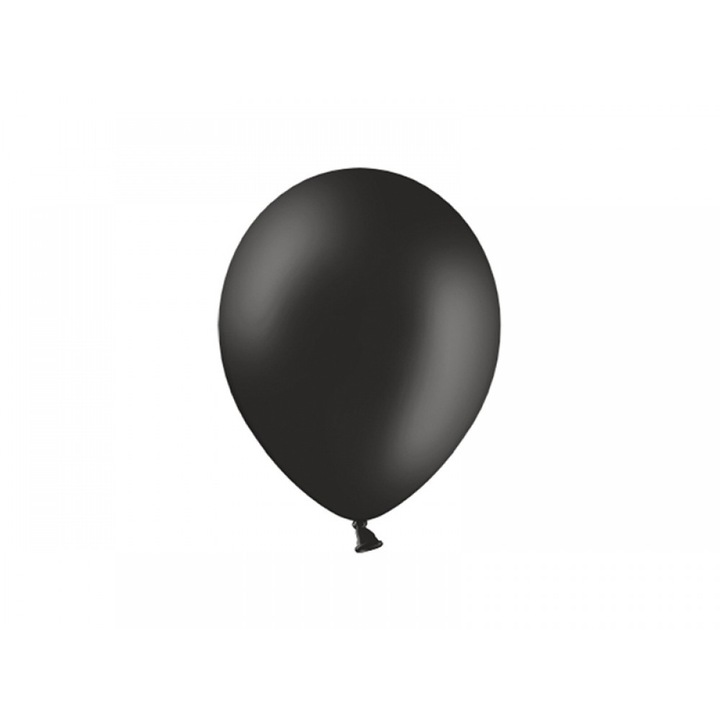 Baloane latex rotunde, 26cm, Negru, 100 buc