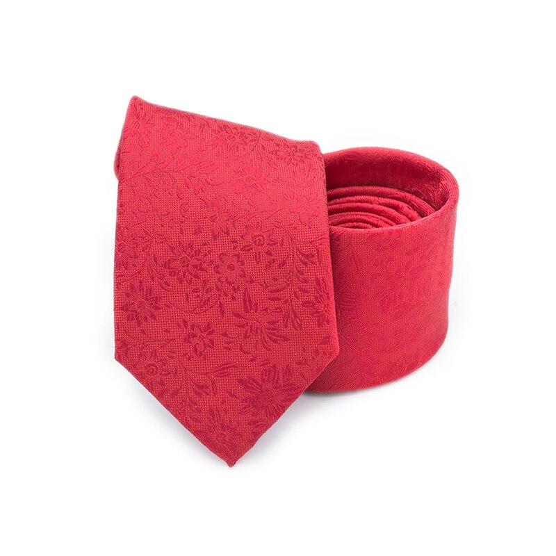 Cravata JERMYN'S rosie din matase de Como cu model floral discret