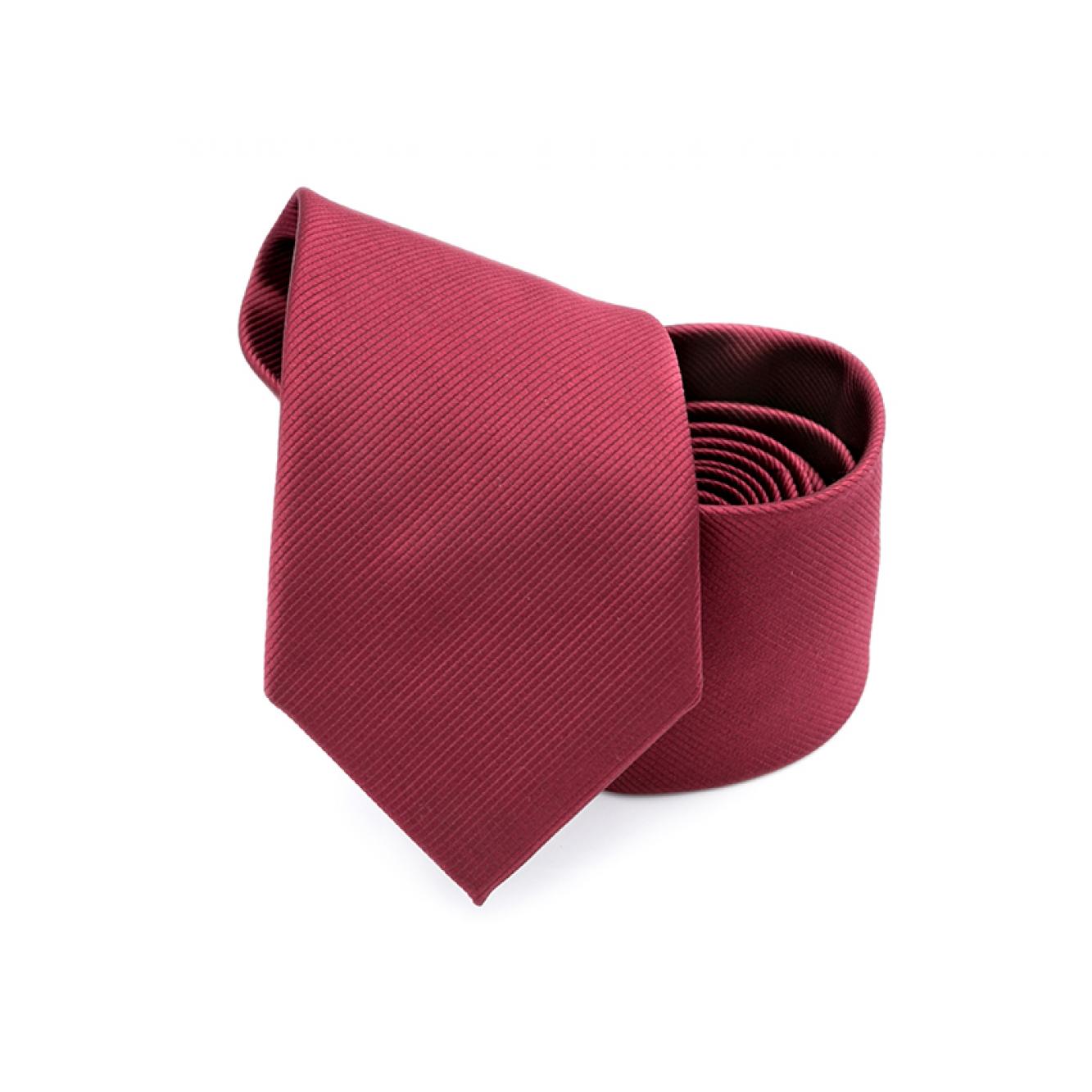 Cravata JERMYN'S grena din matase de Como texturata