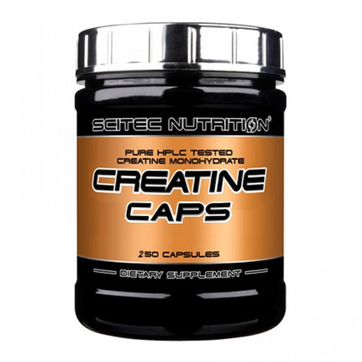 Creatine Caps, 250 Capsule, Creatina Capsule, Scitec Nutrition