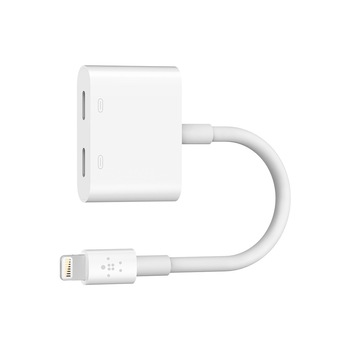 Adaptor Belkin Charge RockStar, Lightning, White Adaptor Belkin Charge RockStar, Lightning, White