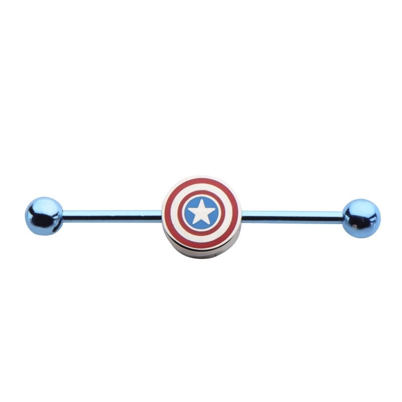 Piercing ureche, Cartilaj, Captain America