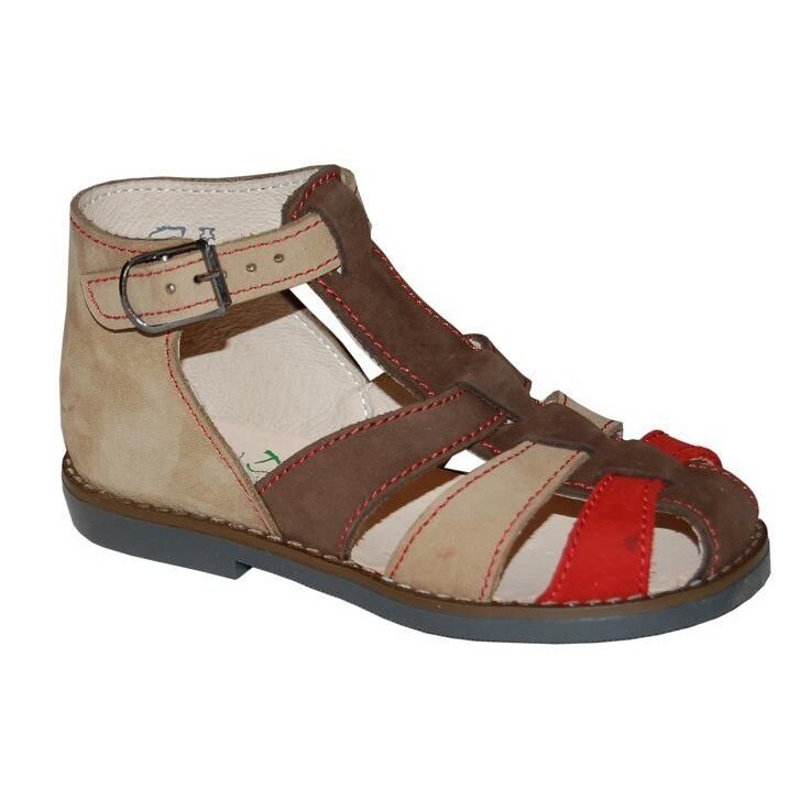 Sandale DYNE RONCE/CHERRY/TOURBE, Little Mary, Multicolor, 23