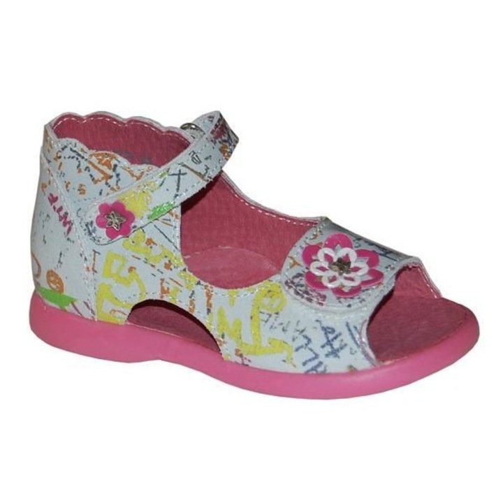 Sandale FLOWER TYPO COLOR, Little Mary, Multicolor, 22