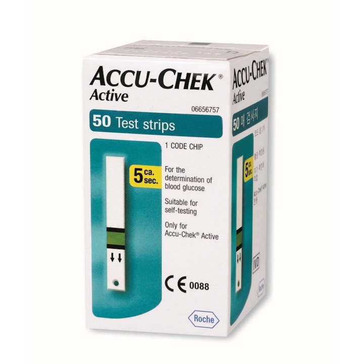Тест-ленти за глюкомер Accu-Chek Active, 50 бр.