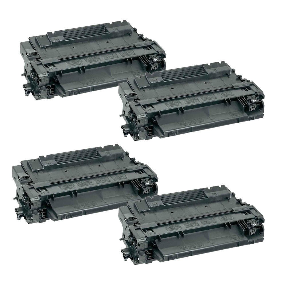 Set 4 Cartuse Toner Compatibile pentru HP LaserJet Enterprise 500 MFP M 525 f [Black ] 4 x 6.000 Pag. |CE255A / 55A|