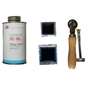 Pachet mini de petice pentru reparat anvelope si camere de aer marca TREMAT Pachet mini de petice pentru reparat anvelope si camere de aer marca TREMAT