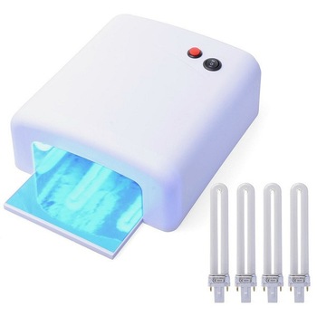 Lampa UV 36W pentru manichiura, Timer, 4 neoane + 1 ulei cuticula cadou Lampa UV 36W pentru manichiura, Timer, 4 neoane + 1 ulei cuticula cadou