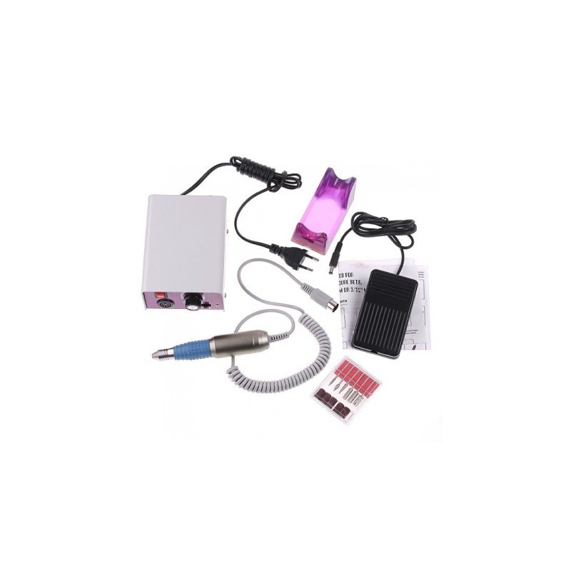 Pila Electrica Pentru Unghii ADJ, Gri 30.000RPM