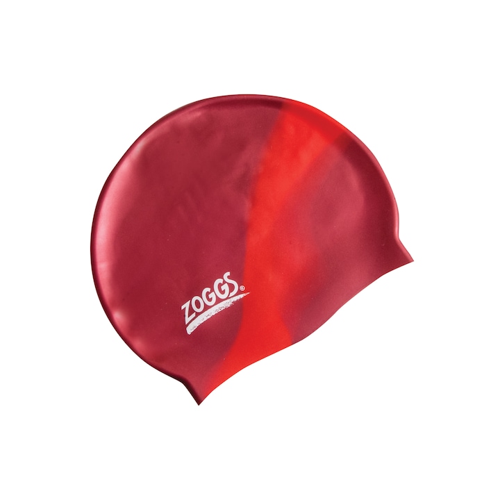 Детска шапка за плуване Zoggs Junior Silicone Cap Multi, Червена