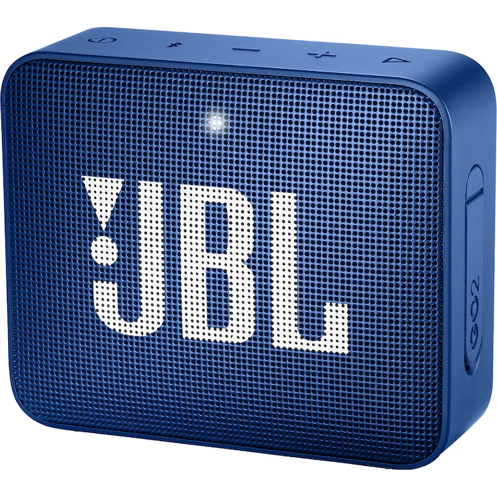 JBL GO 2, JBLGO2BLU, Hordozható hangszóró, Bluetooth, Kék
