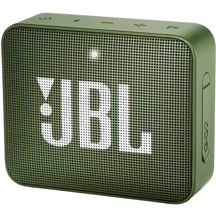 Преносима тонколона JBL Go2, IPX7, Зелена