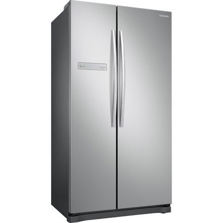 Side by side Samsung RS54N3003SA/EO, 535 l, Clasa A+, Full NoFrost, Compresor Digital Invertor, Display, H 178 cm, Metal Graphite