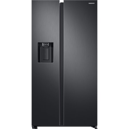 Side by side Samsung RS68N8220B1/EF, 617 l, Clasa A+, Full NoFrost, Twin Cooling, Compresor Digital Invertor, Display, Dispenser, H 178 cm, Negru