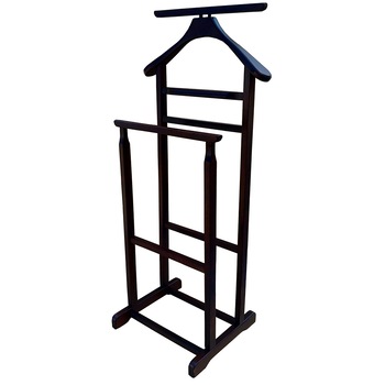 Suport haine dublu din lemn, culoare Wenge Suport haine dublu din lemn, culoare Wenge