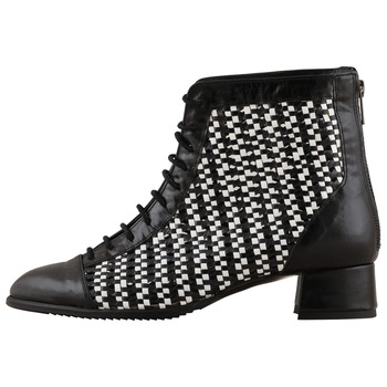 Ghete de dama Hotstepper Artisanal Black, Negru Ghete de dama Hotstepper Artisanal Black, Negru