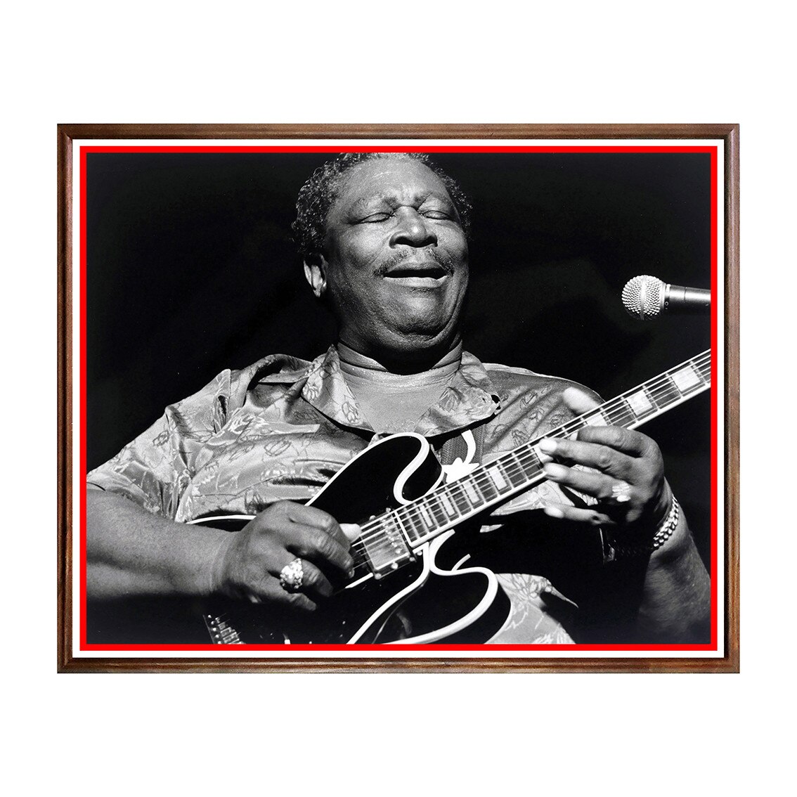 Tablou Poster, Celebritati, BB King - CLB-036, 40 x 50 cm
