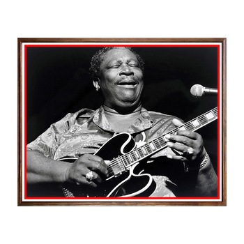 Tablou Poster, Celebritati, BB King - CLB-036, 40 x 50 cm Tablou Poster, Celebritati, BB King - CLB-036, 40 x 50 cm
