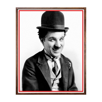 Tablou Poster, Celebritati, Charlie Chaplin - CLB-057, 40 x 50 cm Tablou Poster, Celebritati, Charlie Chaplin - CLB-057, 40 x 50 cm