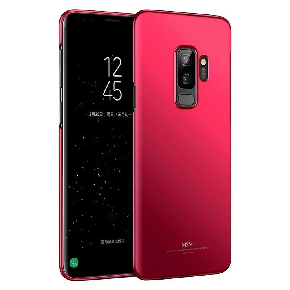 Husa MSVII Simple UltraThin pentru Samsung Galaxy S9+ Plus, Rosu