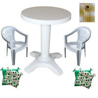 set balcon raki masa 60 cm cu 2 scaune carnaval culoare alba2 perne scaunfata de masa rotunda 150cm imagen 3_0_
0
