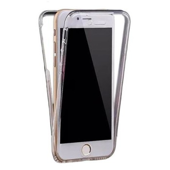Husa protectie IMPORTGSM pentru Apple iPhone 6/6S Plus, Silicon, Protectie Fata/Spate-360Grade, Ultra Slim, Transparenta Husa protectie IMPORTGSM pentru Apple iPhone 6/6S Plus, Silicon, Protectie Fata/Spate-360Grade, Ultra Slim, Transparenta