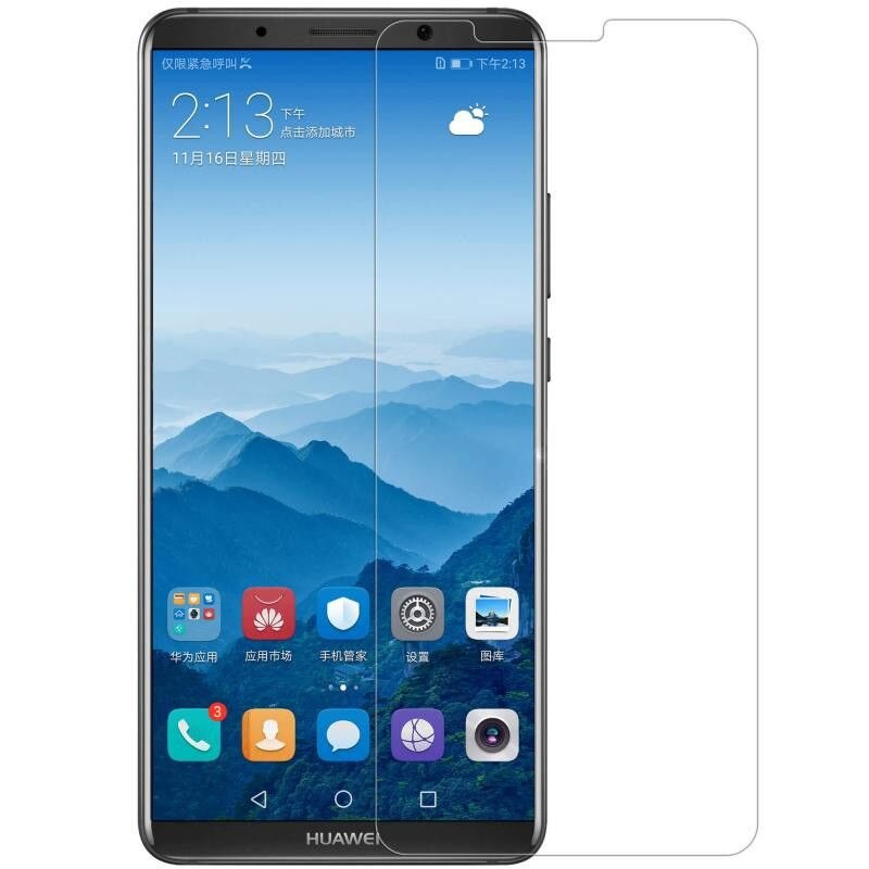 Folie protectie IMPORTGSM pentru Huawei Mate 10, Tempered Glass, Transparenta